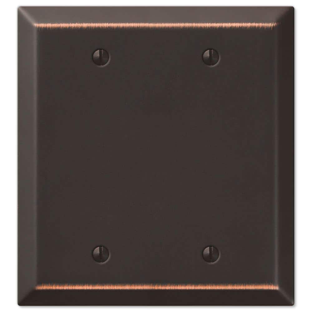 Aged Bronze Amerelle Blank Wall Plates 163bbdb 64 1000 