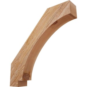4''W x 22''D x 22''H Imperial Rough Sawn Knee Brace, Western Red Cedar