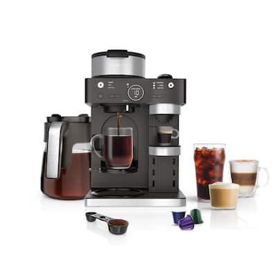 Cuisinart 12-Cup, Black Stainless Coffee Center 2 in. 1-Coffee Maker  SS-16BKS - The Home Depot