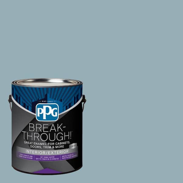 1 gal. PPG1149-4 Mountain Stream Satin Door, Trim & Cabinet Paint