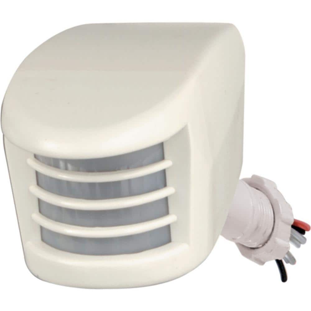 8.5 in. White Outdoor Motion Sensor