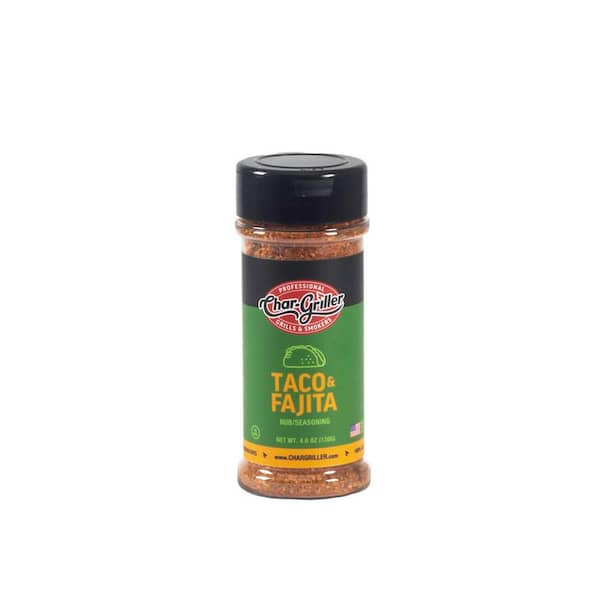 Char-Griller 4.6 oz. Barbecue Seasonings Taco and Fajita Rub/Seasoning Mix