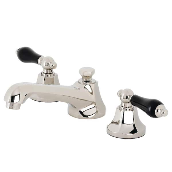 Kingston Brass Duchess 8 in. Widespread 2-Handle Bathroom Faucet in Polished Nickel