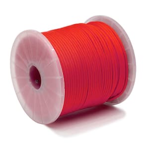 5/32 in. x 400 ft. Nylon Paracord 550 Rope - Type III Mil-Spec 7-Strand Utility Survival Parachute Cord, Red