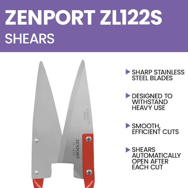 ZENPORT Onion Shears in Red ZL122S - The Home Depot