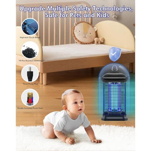 MOEPISY Bug Zapper for Outdoor and Indoor, 1/2 Acre Coverage
