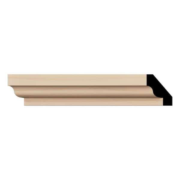 Ekena Millwork WM60 0.56 in. D x 1.75 in. W x 96 in. L Wood (Alder) Crown Molding