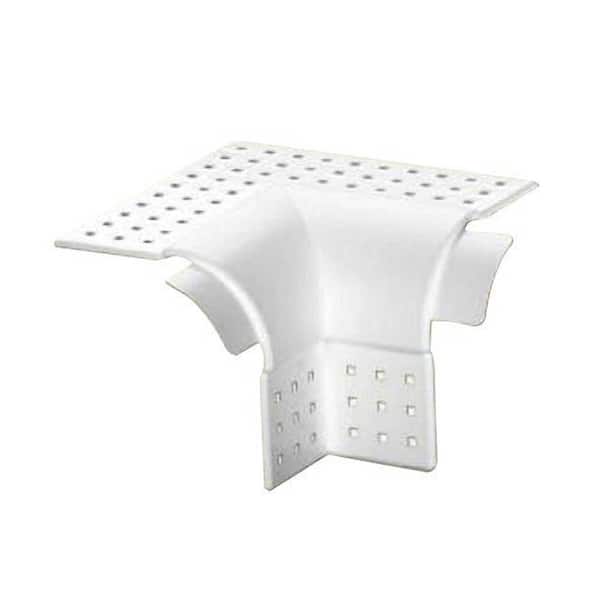 Gibraltar Building Products 3/4 in. Radius Vinyl Bullnose 2-Way Corner Cap