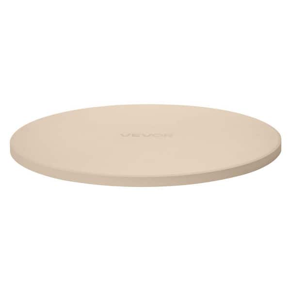 Pizza Stone, 16 in. Round Cordierite Baking Stone 0.67 in. Thick with Rack Stand, 1450°F Heat Resistant for Oven BBQ