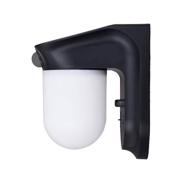 VAXCEL Solar Outdoor Security 1200 Lumens 120-Degree Black Motion