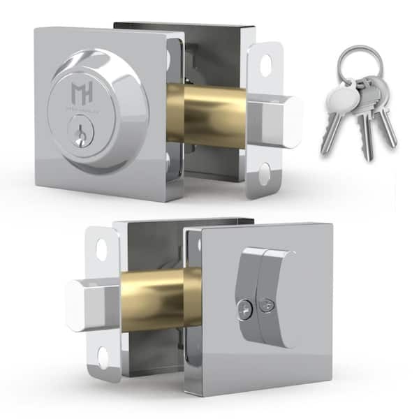 Laura Set Lock Mega Handles Mega Handles Laura Deadbolt Lock - Heavy Duty Square ...