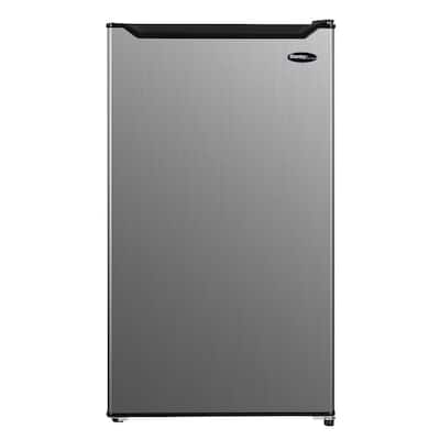 18.69 in. 3.2 cu. ft. Mini Refrigerator in Stainless Steel