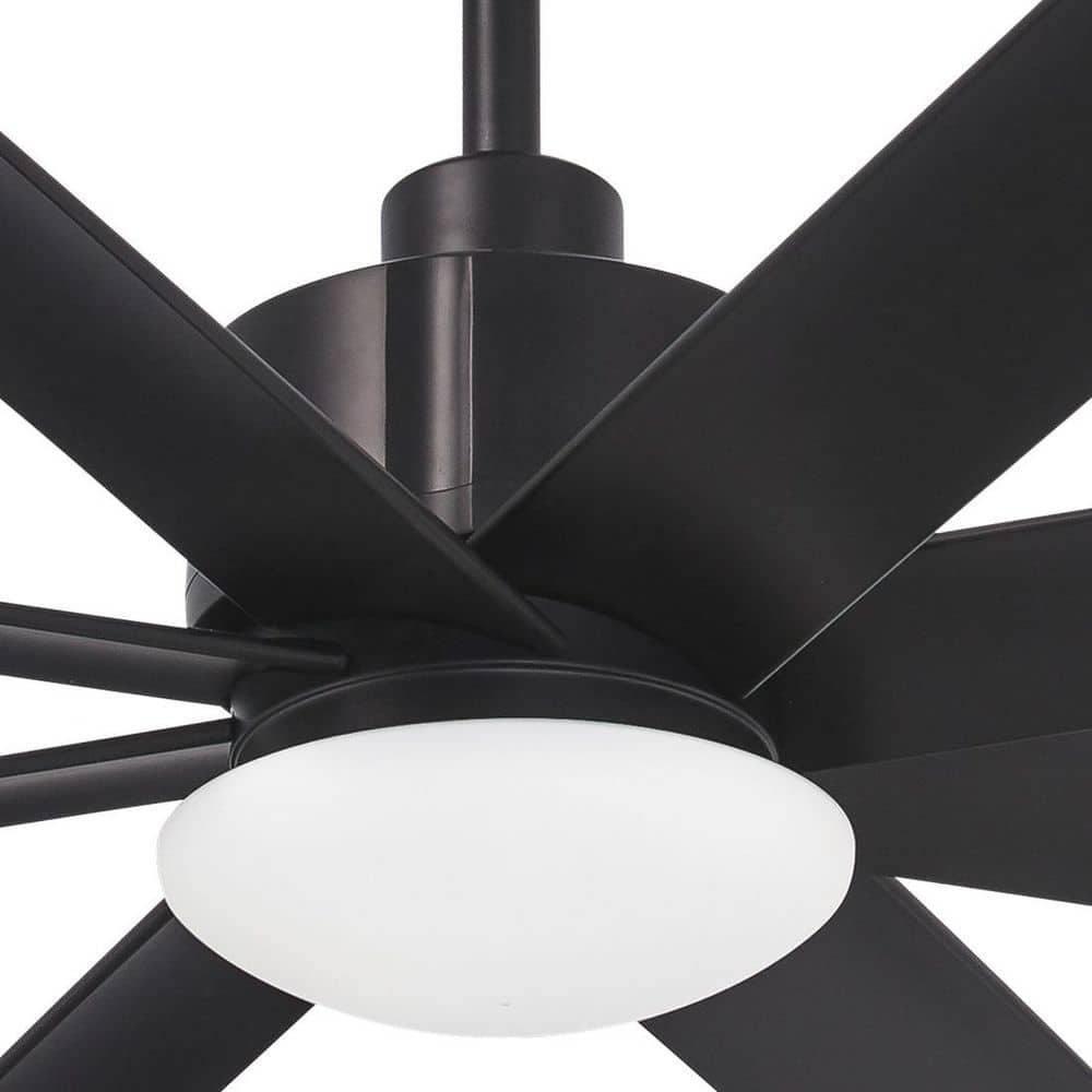Slipstream 65" Coal 8-Blade Smart LED Ceiling Fan with Remote