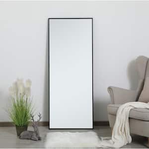 Large Rectangle Black Modern Mirror (60 in. H x 24 in. W)