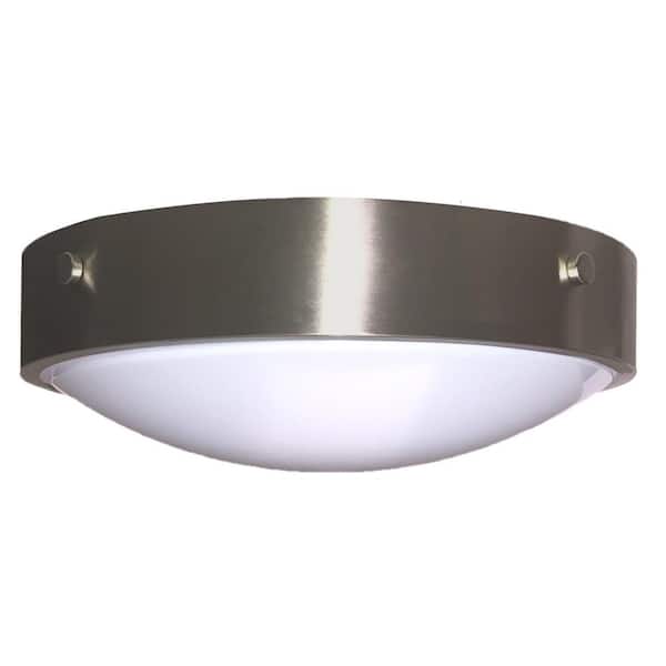Procurve 3-Light Brushed Nickel Flush Mount