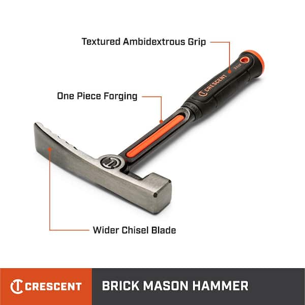 15 oz. Brick Hammer with Steel Handle