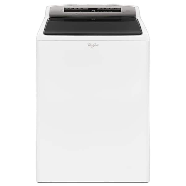 Whirlpool 4.8 cu. ft. High-Efficiency White Top Load Washer with Built-In Water Faucet Intuitive Touch Controls
