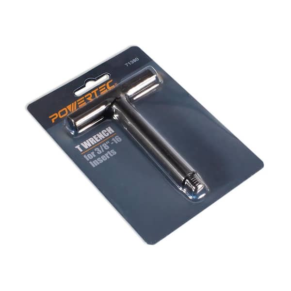 POWERTEC T-Wrench for 3/8 in.-16 Threaded Inserts 71380 - The Home