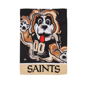 12.5 in. x 18 in. New Orleans Saints Justin Patten Artwork Mascot Garden Flag