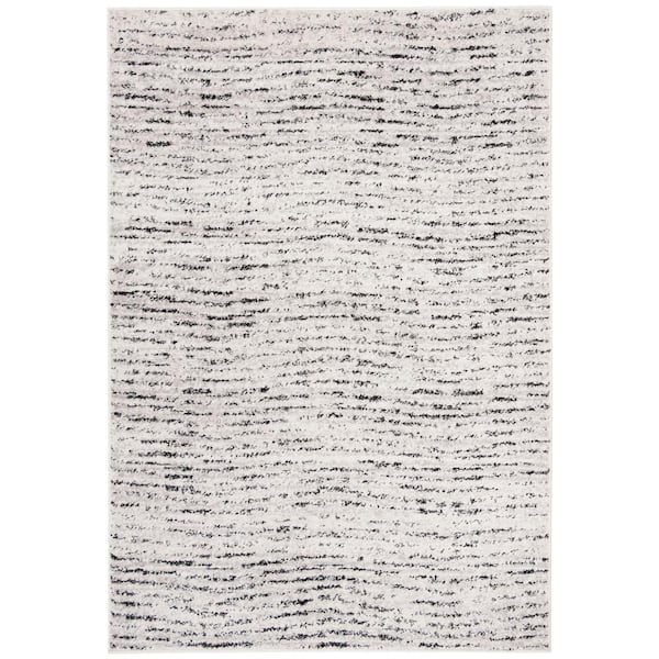 SAFAVIEH Adirondack Ivory/Silver 5 ft. x 8 ft. Striped Area Rug