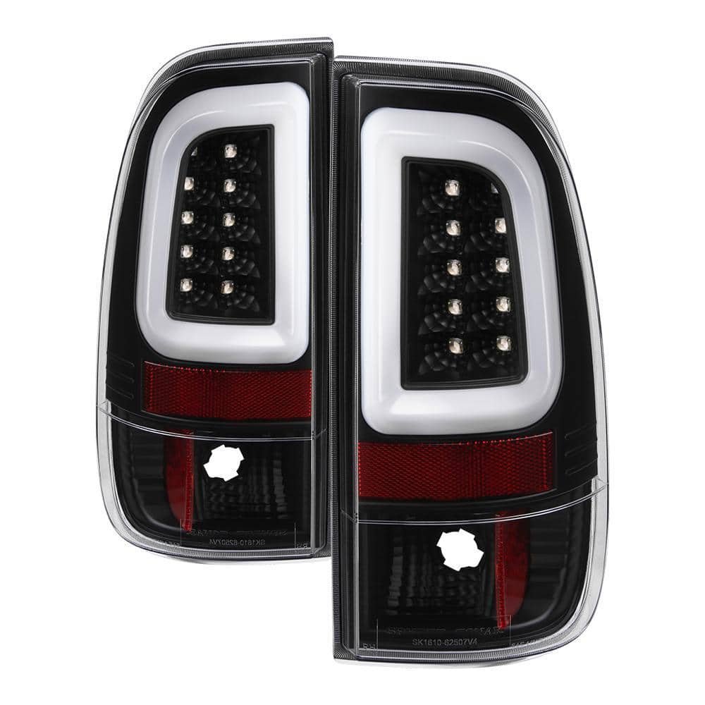 Ford F150 Styleside 97-03 / F250/350/450/550 Super Duty 99-07 Version 3 Light Bar LED Tail Lights - Black price history on PriceWatchPro