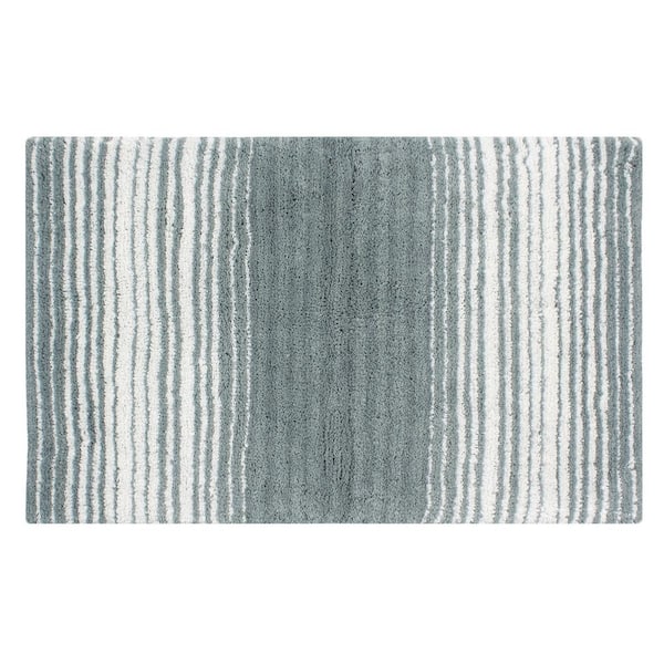 100% Cotton Gradiation Collection Machine Washable 24x40, Gray