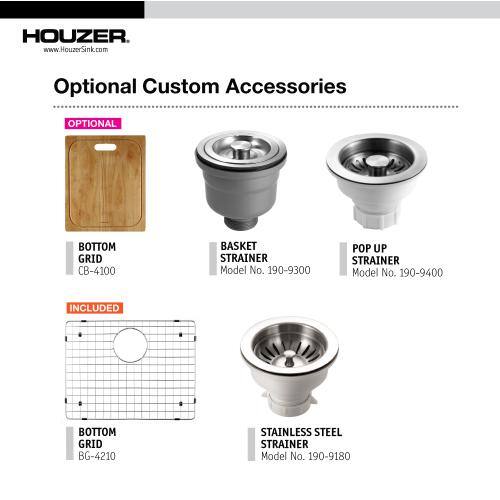 Savoir 23'' Satin Stainless Steel Undermount Single Bowl Kitchen Sink