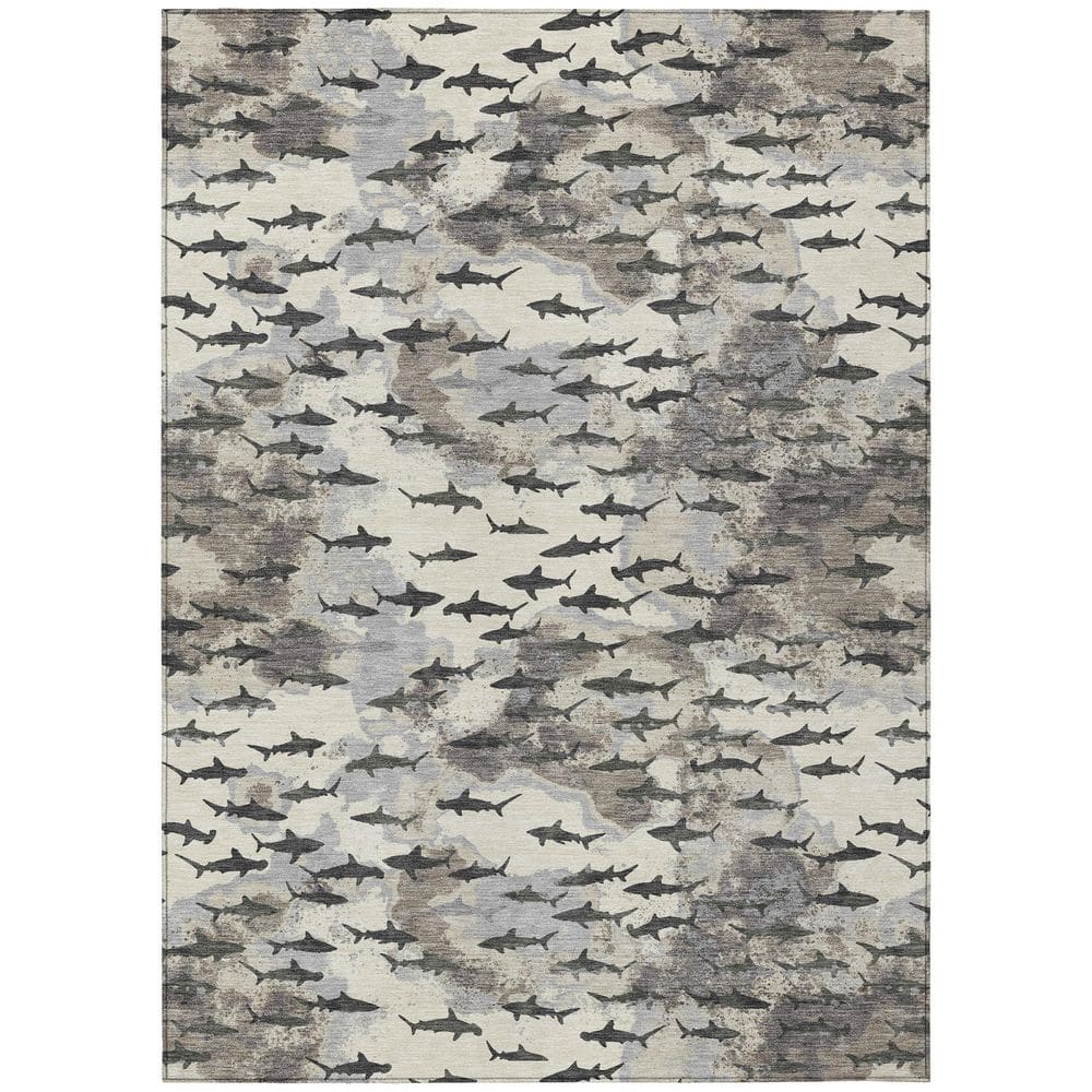 Chantille Machine Washable Indoor/Outdoor Abstract ACN2594 Beige 8 ft. x 10 ft. Area Rug price history on PriceWatchPro