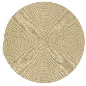 Trends Linen 8 ft. x 8 ft. Round Braided Area Rug