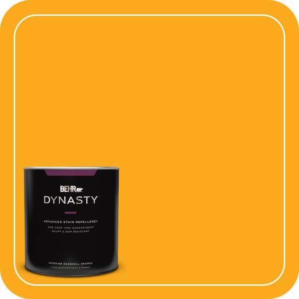 BEHR DYNASTY 1 qt. #P270-7 Sunny Side Up Eggshell Enamel Interior Stain-Blocking Paint and Primer