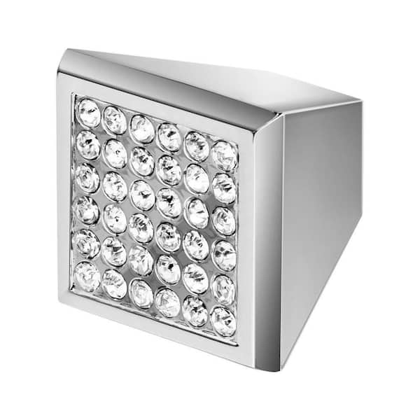 Wisdom Stone Marilyn 1 in. Chrome with Crystal Cabinet Knob