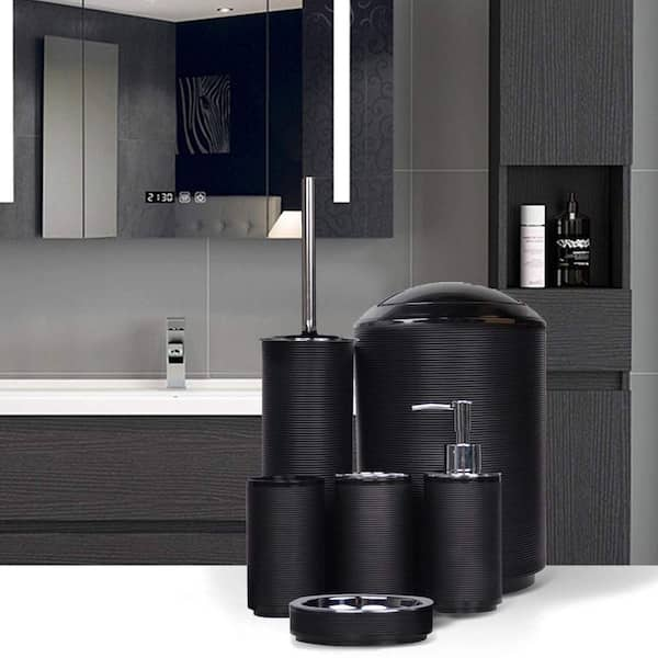 https://images.thdstatic.com/productImages/d76b7e42-177d-4cc6-9eae-7931d133a2b7/svn/black-bathroom-accessory-sets-b087774fx3-44_600.jpg