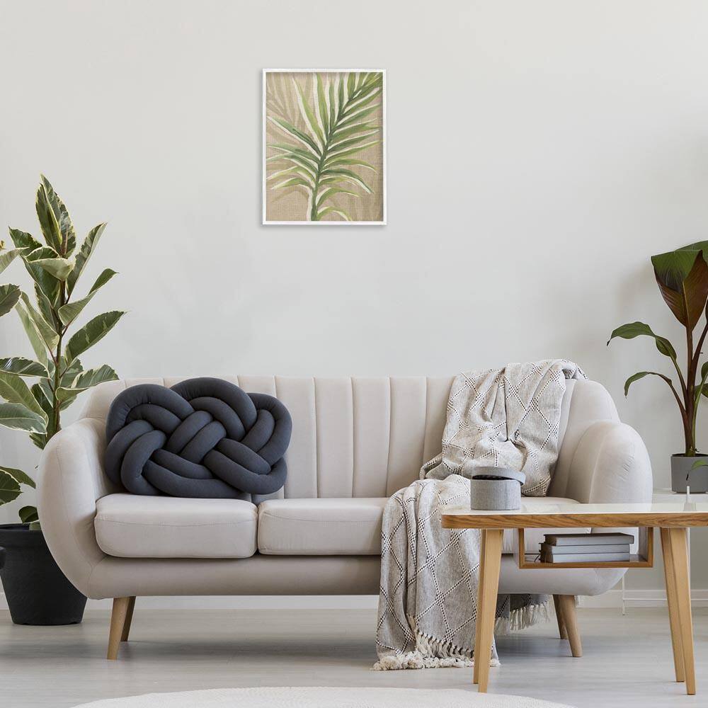 Rustic Palm Plant by June Erica Vess White Framed Nature Giclee Art Print 20 in. x 16 in. price history on PriceWatchPro