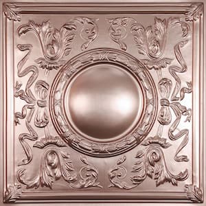 Bella Faux Copper 2 ft. x 2 ft. Lay-in or Glue-up Ceiling Panel (Case of 6)