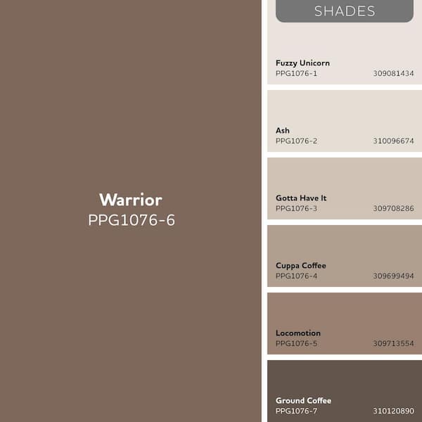 Glidden Premium 1 qt. PPG1076-6 Warrior Satin Exterior Latex Paint