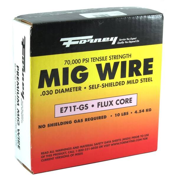 E71T-GS .030 Wire Gasless Flux-Cored MIG Welding Wire - E71T-GS