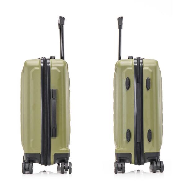 US ARMY FOX 20 in. Carry-On Suitcase Olive Drab USLFOX00S-GRN