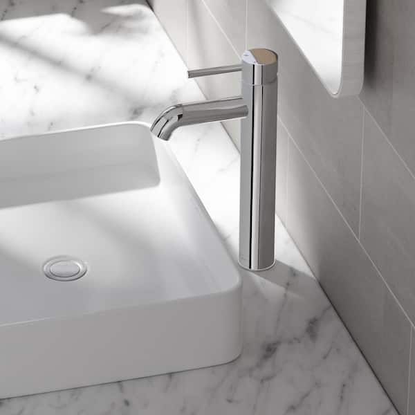 Swiss Madison Ivy Single-Handle High Arc Single Hole Bathroom Faucet in Polished Chrome