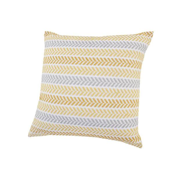 soft yellow throw pillows
