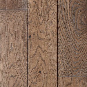 Take Home Sample - Ocean City French Oak Water Resistant Wirebrushed Solid Hardwood Flooring - 5 in. x 7 in.