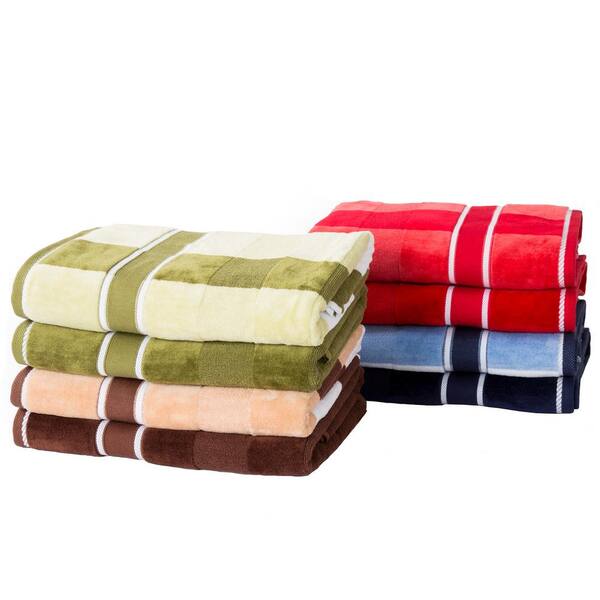 Lavish Home 69-03 12.5 x 12.5 in. 100 Percent Combed Cotton Dish Cloths,  Multi-color - Pack o, 16 - Harris Teeter