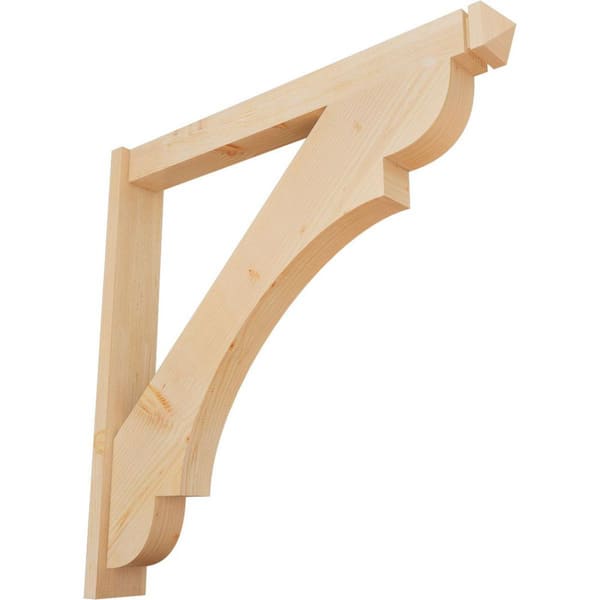 Ekena Millwork 6 in. x 42 in. x 42 in. Olympic Arts and Crafts Smooth Douglas Fir Outlooker