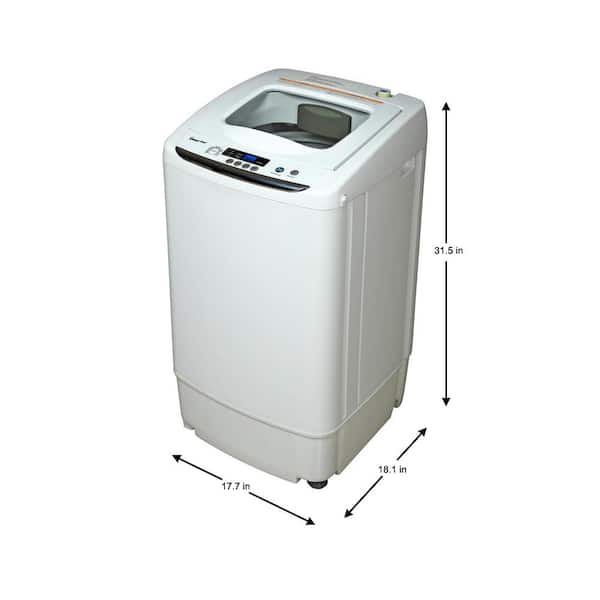 Magic Chef 0.9 Cu Ft Compact Top Load Washer Washing Machine New White 