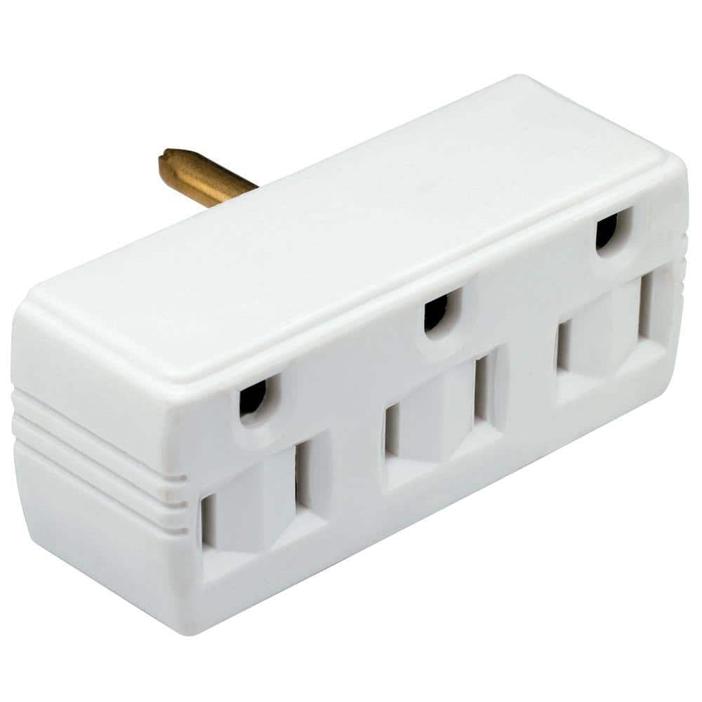 Pass & Seymour 15 Amp 125-Volt Triple Tap Lighted Adapter, White price history on PriceWatchPro