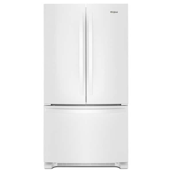 Whirlpool 36 in. 25.2 cu. ft. Full Depth French Door Refrigerator in White with Elevated Deli Drawer