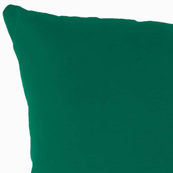 16x16 2pk Square Sunbrella Corded Indoor Outdoor Throw Pillows Coral