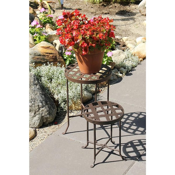 Small round table on sale for plant