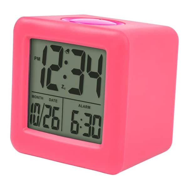  Alarm Clock, Digital Clock, Small Wall Clock, Battery Operated,  Adjustable 3-Level Led Brightness, Dim Night Mode, 12/24Hr, Cordless,  Constantly 1.2'' Digits Display for Bedroom/Travel, Easy to Set : Home &  Kitchen