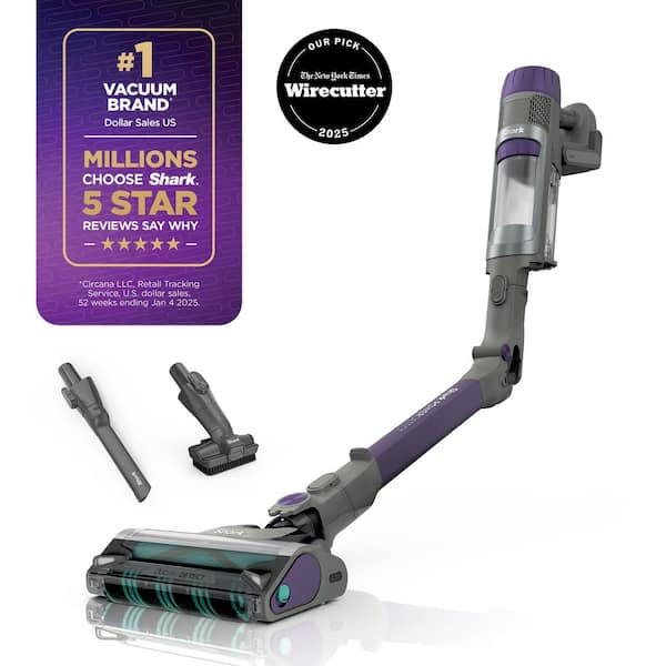 PowerDetect Bagless Cordless HEPA Pet Hair Stick Vacuum Cleaner for Multisurface in Gray and Convertible to Handheld