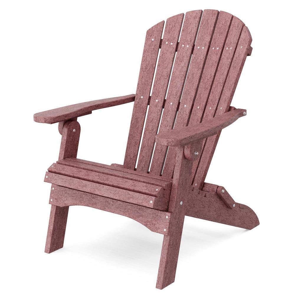 Heritage Cherrywood Plastic Outdoor Folding Adirondack Chair price history on PriceWatchPro